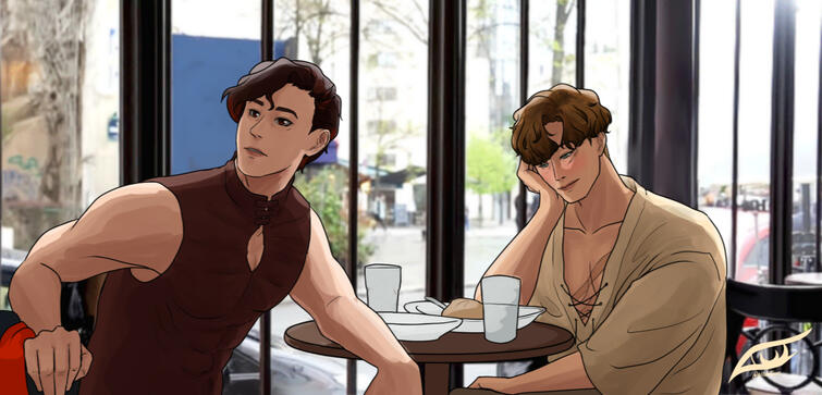 gay for him - koji x leander (oc x oc)