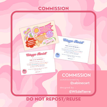 Thank You Card Design for Sabine